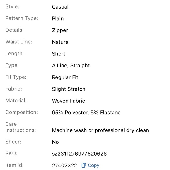 NWOT LUNE Herringbone A-Line Skirt - Picture 7 of 7